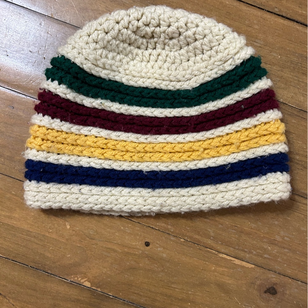 Cozy Multicolor Striped Kids Beanie